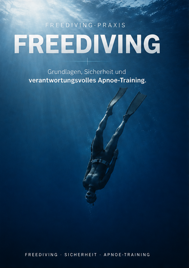 Cover des Buches Freediving – Grundlagen, Sicherheit und verantwortungsvolles Apnoe-Training